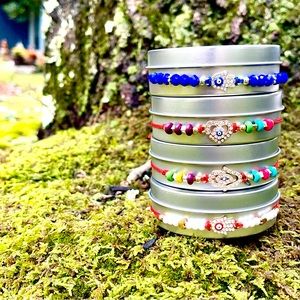 Travel mini altar kit for pagan Wicca witchcraft